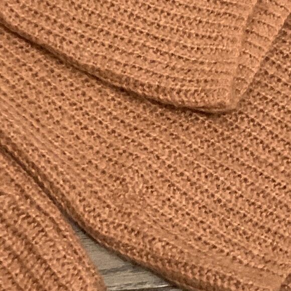 2️⃣0️⃣% Lauren Conrad | Women’s Sequin Flower Bell Sleeve Rust Orange Sweater - Picture 8 of 12